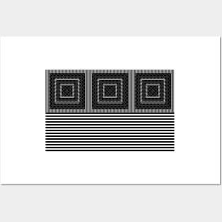 Black White Stripes Posters and Art